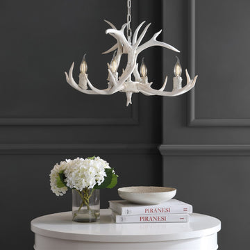 Eldora Adjustable Resin Antler LED Chandelier